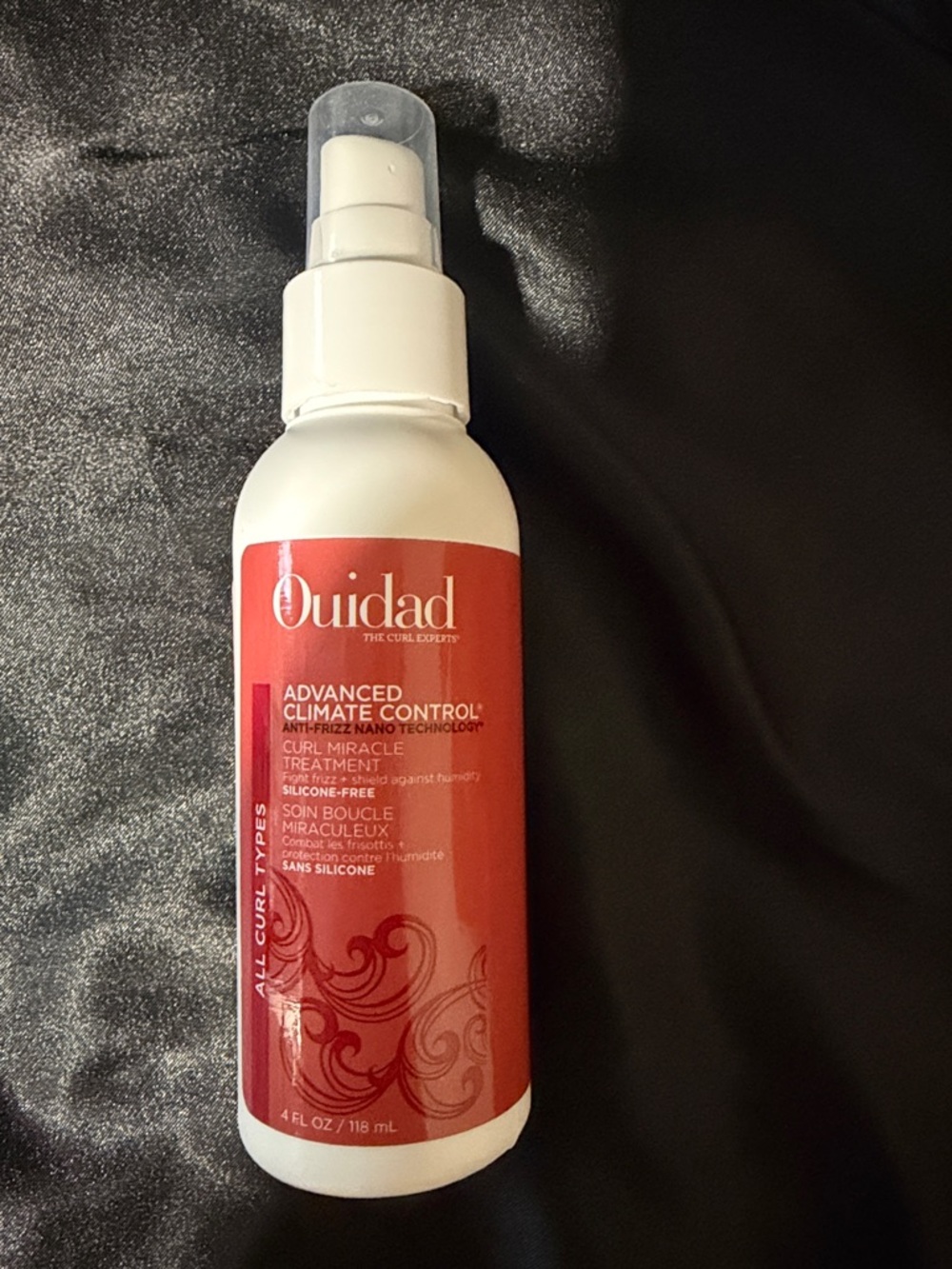 Ouidad Advanced Climate Control Curl Miracle Treatment - Red & White Bottle